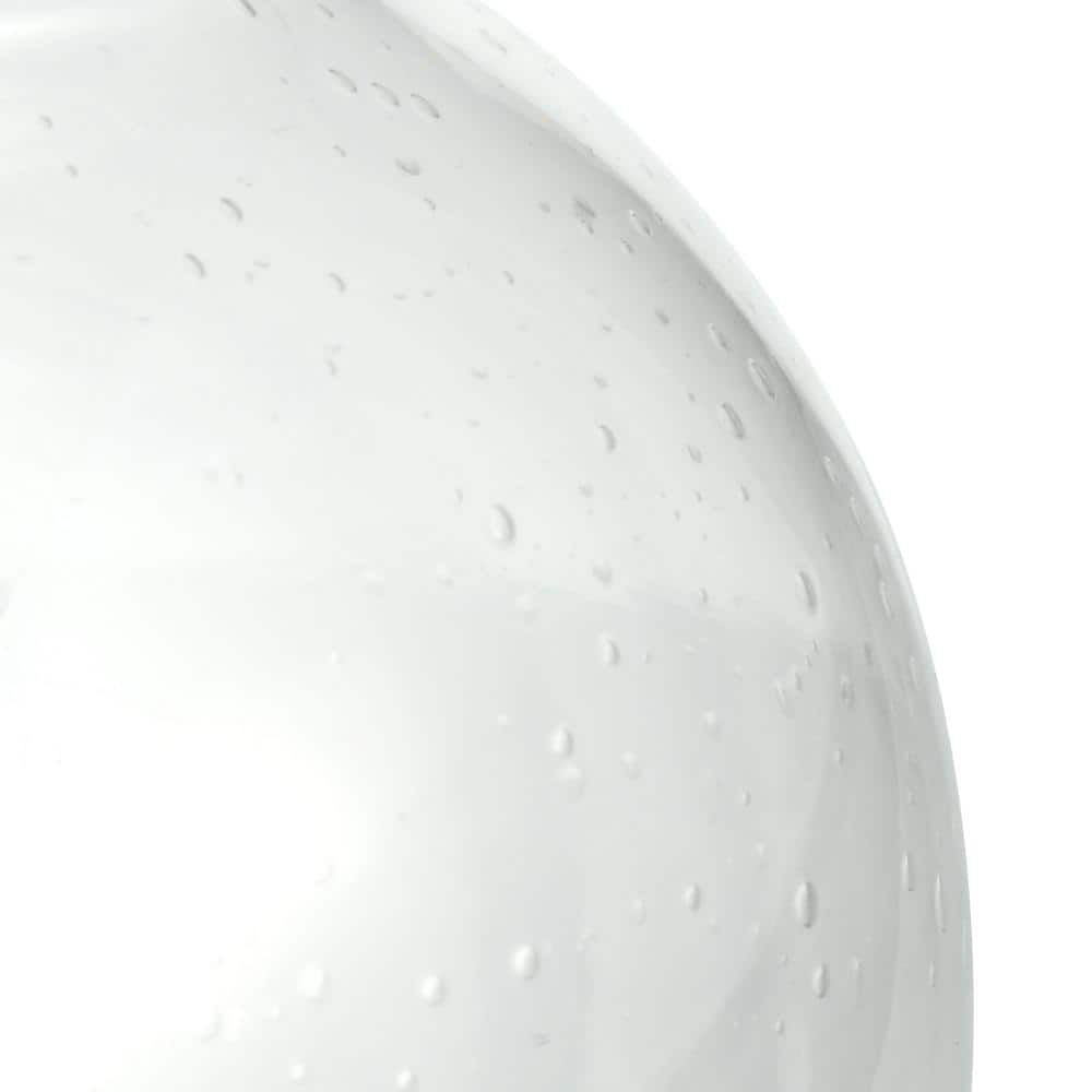 6'' Handblown Clear Seeded Glass Globe Shade