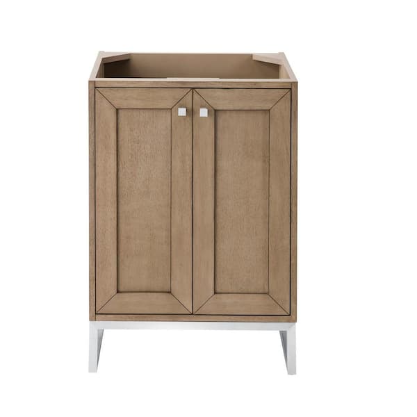 James Martin Vanities Chianti 23.6 in. W x 18.1 in. D x 33.5 in. H Single Bath Vanity Cabinet without Top in Whitewashed Walnut