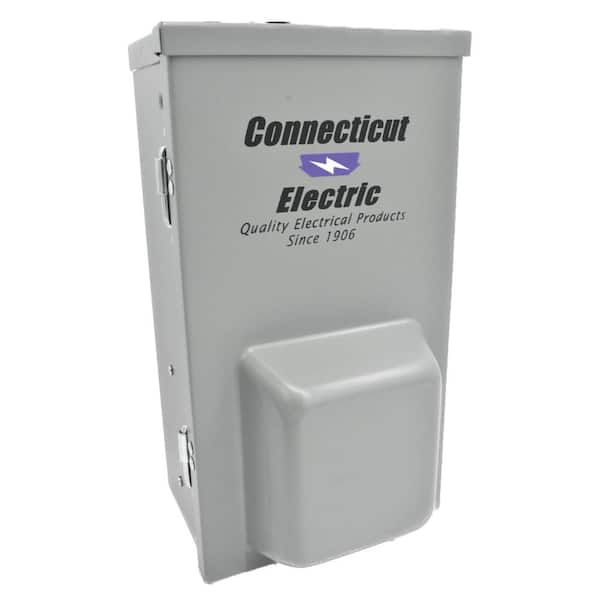 Connecticut Electric 60 Amp RV Panel Outlet with 50 Amp Receptacle, Breakers and GFCI Duplex