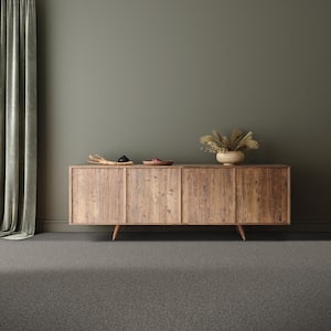 Serene Glory III-Quiet Brown-65 oz. SD Polyester Texture Installed Carpet