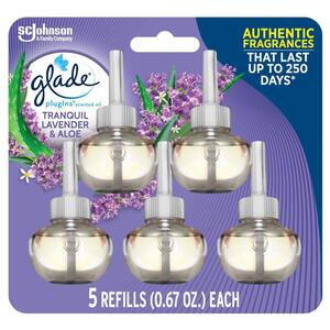 3.35 fl. oz. Lavender and Aloe Plug-In Air Freshener Refill (5-Count)
