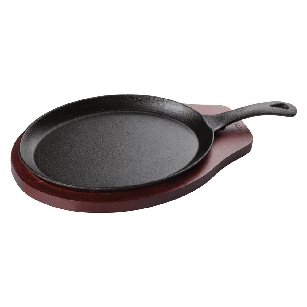 Winco Fajita Server Set, 2-pcs, Cast Iron