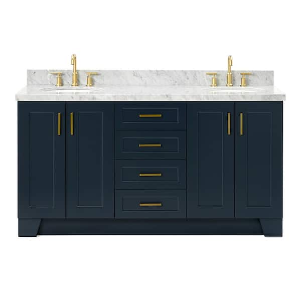 Erie様 Virubi 36 in. W Single Sink Bath Vanity in White with White