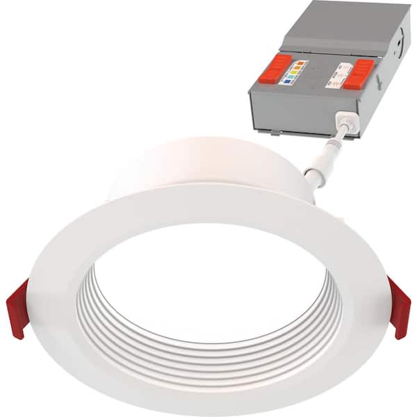 Juno CS WF DREG B 4 in. Adjustable Lumen and CCT Canless IC Rated Dimmable Integrated LED Recessed Light Trim
