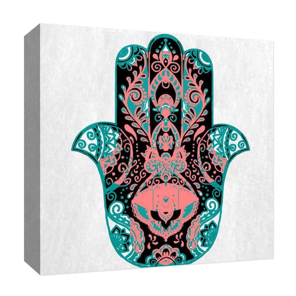 PTM Images ''Happy Circle III'' Canvas Abstract Wall Art 15 in. x 15 in.