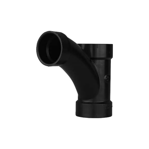 3 in. x 2 in. ABS DWV All Hub Long-Turn Tee Wye