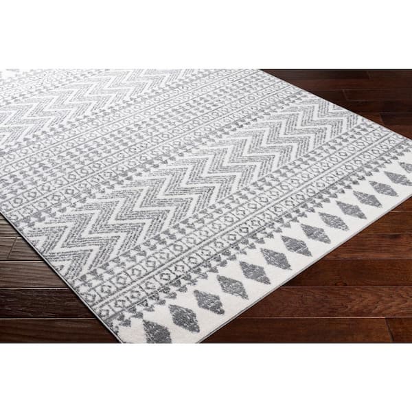 Lovelace Gray 5 ft. x 7 ft. Indoor Area Rug