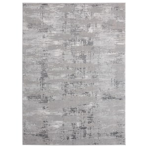 Cascades Salish Grey 9 ft. 10 in. x 13 ft. 2 in. Area Rug