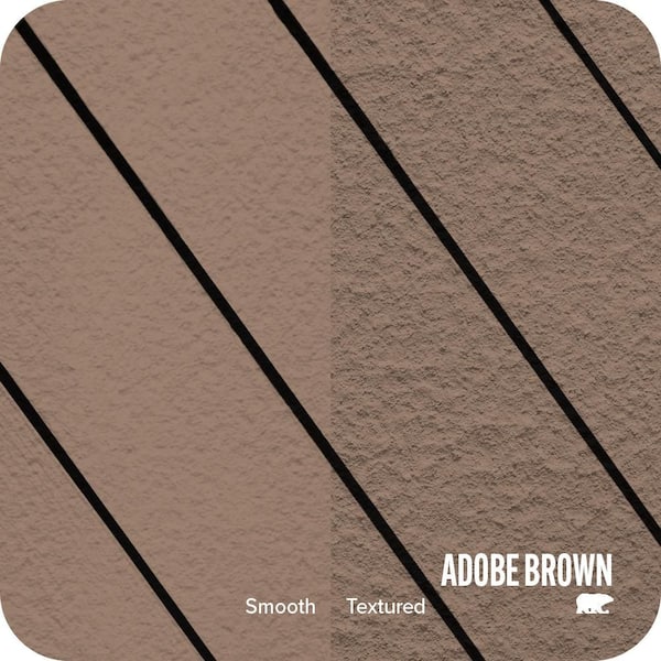 1 gal. #SC-148 Adobe Brown Textured Solid Color Exterior Wood and Concrete Coating