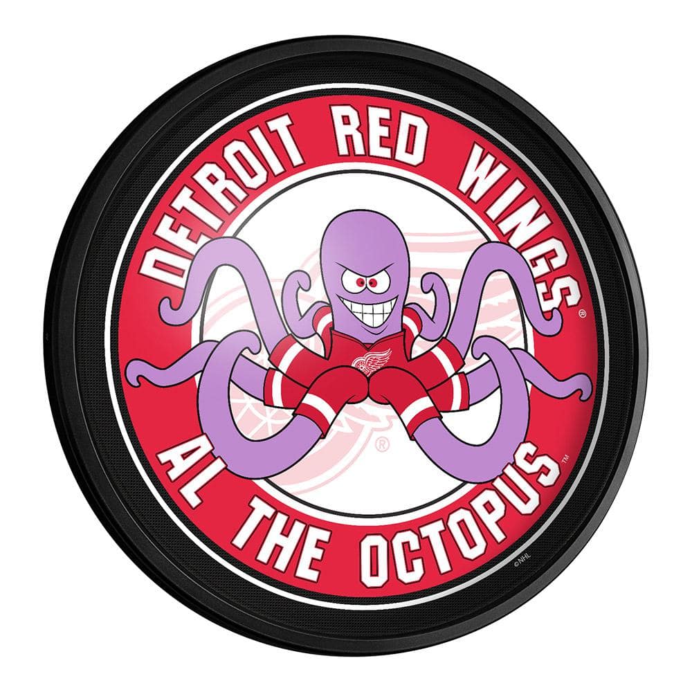  Detroit Red Wings Black Framed Logo Jersey Display