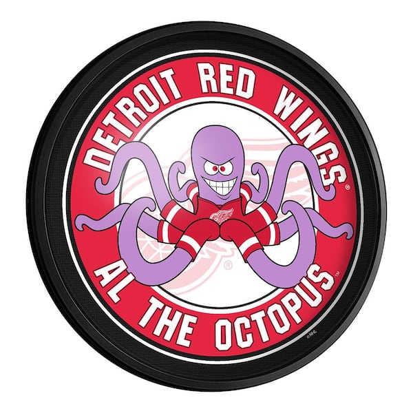 Detroit Red Wings Octopus Diecut Detroit Teams Die Cut Shape 