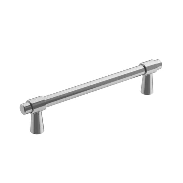 Destine 5-1/16 in. (128mm) Modern Polished Chrome Bar Cabinet Pull