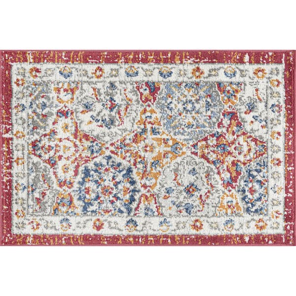 Chelsea Multi-Color 2 ft. x 3 ft. Oriental Indoor Area Rug