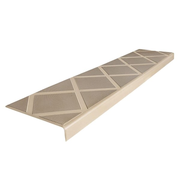 ComposiGrip Composite Anti-Slip Stair Tread 48 in. Beige Step Cover