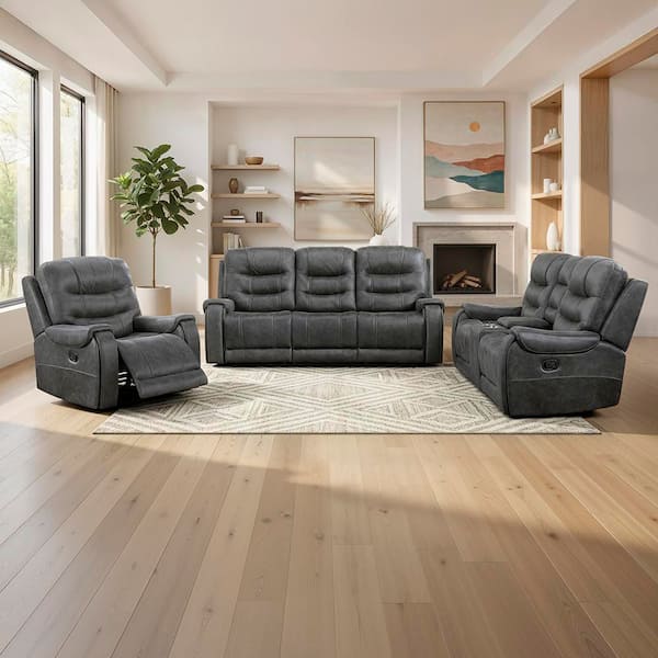 Lazzara Milington 87 in. W Pillow Top Arm Microfiber Upholstery