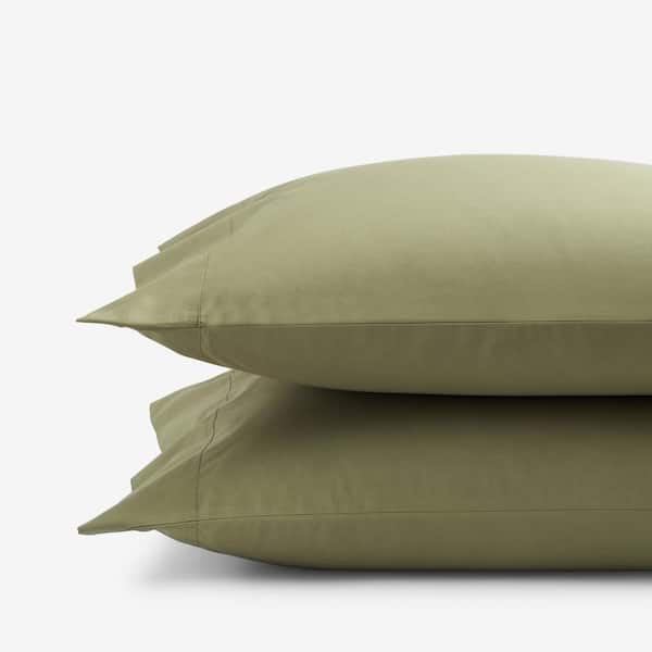 The Company Store Legends Hotel Supima Moss Cotton Percale Standard Pillowcase (Set of 2)