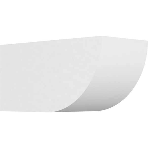 Ekena Millwork 6 in. x 6 in. x 12 in. Standard Durham Architectural Grade PVC Rafter Tail Brace