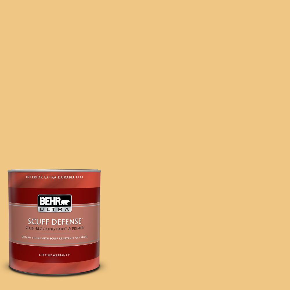 BEHR ULTRA 1 qt. M2904 Garbanzo Paste Extra Durable Flat Interior