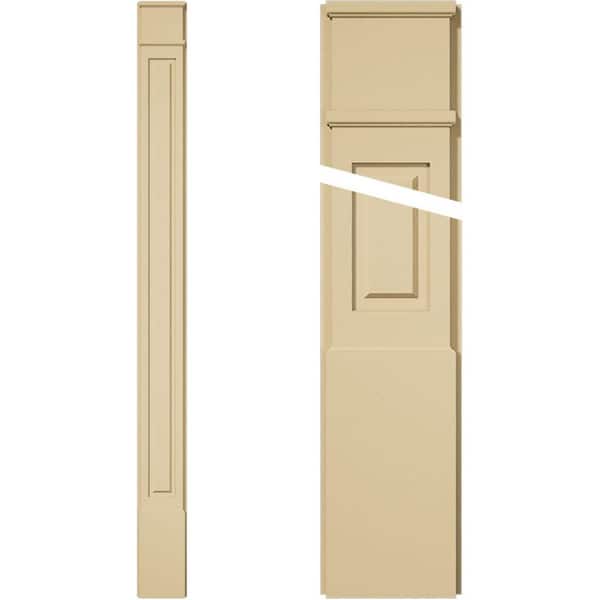 Ekena Millwork 2 in. D x 9 in. W x 108 in. L Primed Polyurethane Pilaster 1- Pack