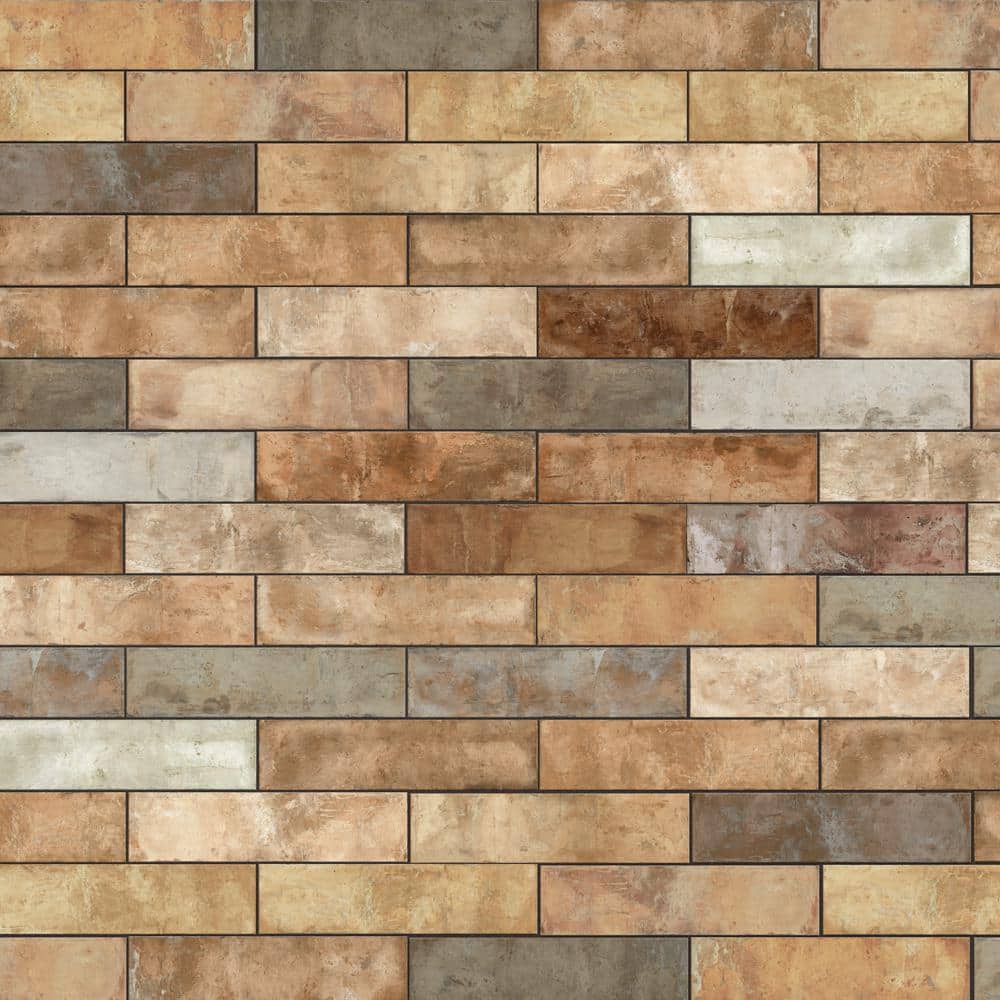 Terre Rosso 9-7/8 in. x 39-1/2 in. Porcelain Floor and Wall Tile (19.25 sq. ft./Case) price history on PriceWatchPro