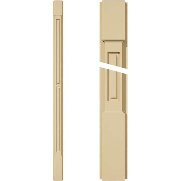 Ekena Millwork 2 in. D x 4 in. W x 72 in. L Primed Polyurethane Pilaster 1- Pack