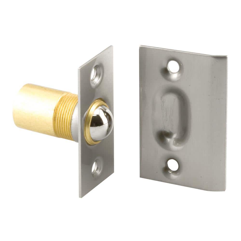 1/2 inch Bulk Hardware BH03477 13mm Pack of 2 Single Solid Brass Ball Cupboard cabinet Door Bullet Catch