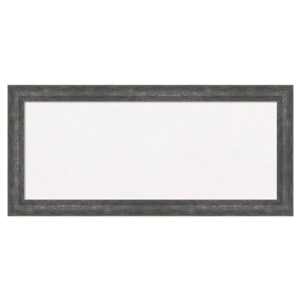 Amanti Art Angled Metallic Rainbow Wood White Corkboard 32 in. x 15 in ...