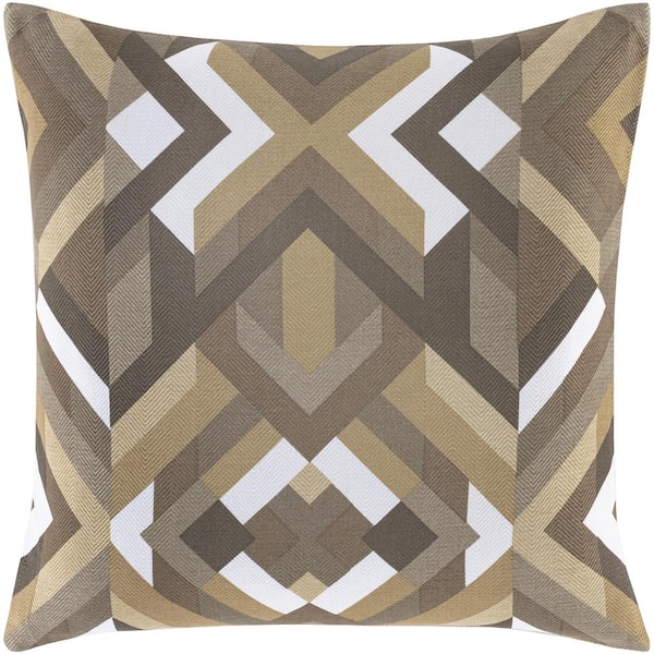 The Linden Charcoal Grey Throw Pillow