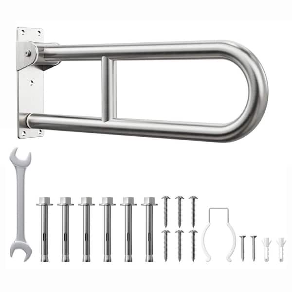 Anqtovp 24 in. L x 5.5 in. W x 7.5 in. H Rectangular Bathroom Safety ...