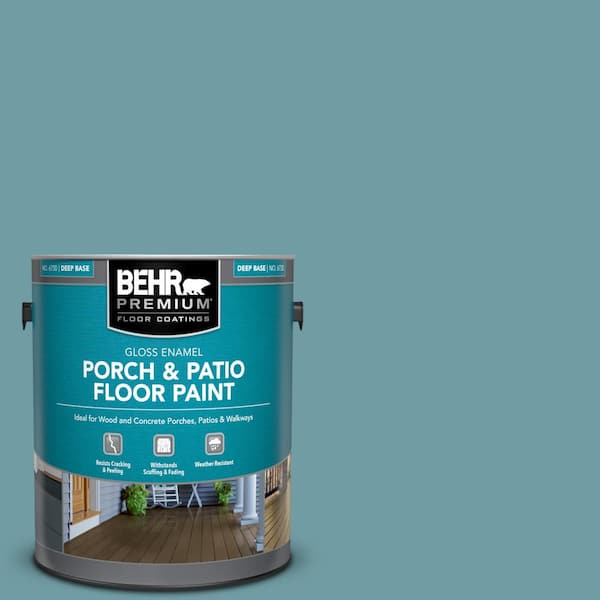 BEHR PREMIUM 1 gal. #PPU13-07 Voyage Gloss Enamel Interior/Exterior Porch and Patio Floor Paint