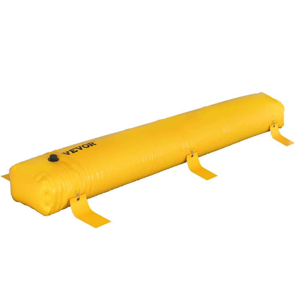 VEVOR Flood Barrier, 12 ft. Length x 12 in. Height Sandbag Alternative ...