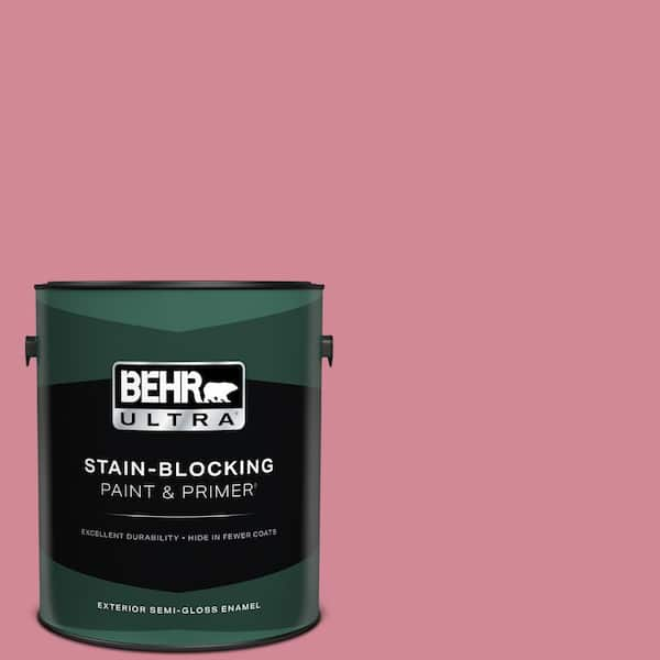 BEHR ULTRA 1 gal. #M140-4 Fruit Cocktail Semi-Gloss Enamel Exterior Paint & Primer