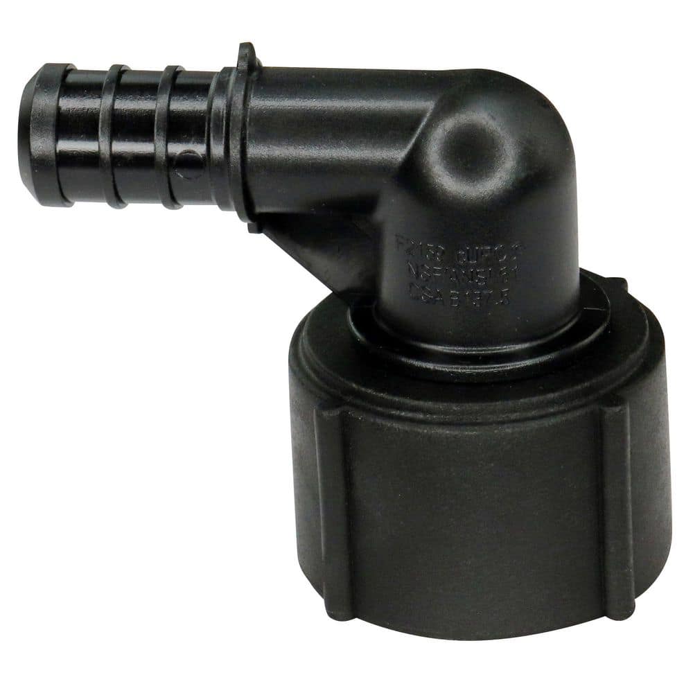 1/2 in. PEX-B x 3/4 in. FNPT Plastic Swivel 90° Elbow (5-Pack) price history on PriceWatchPro
