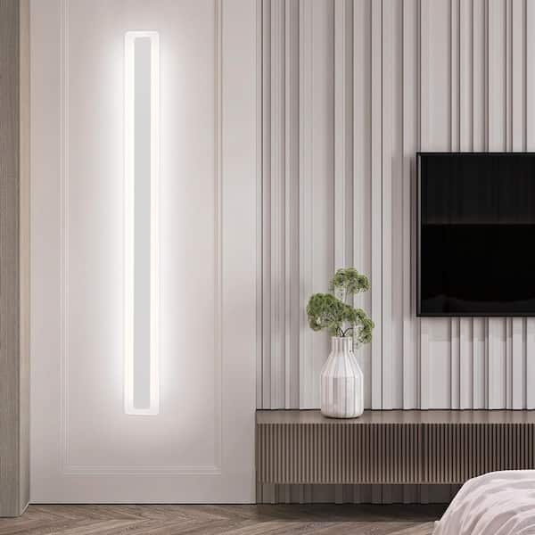 Have a question about OUKANING 39.3 in. White Modern