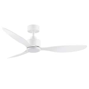 Sawyer 52 in. 6-Speed Indoor White Ceiling Fan with DC Motor and Remote Control Included