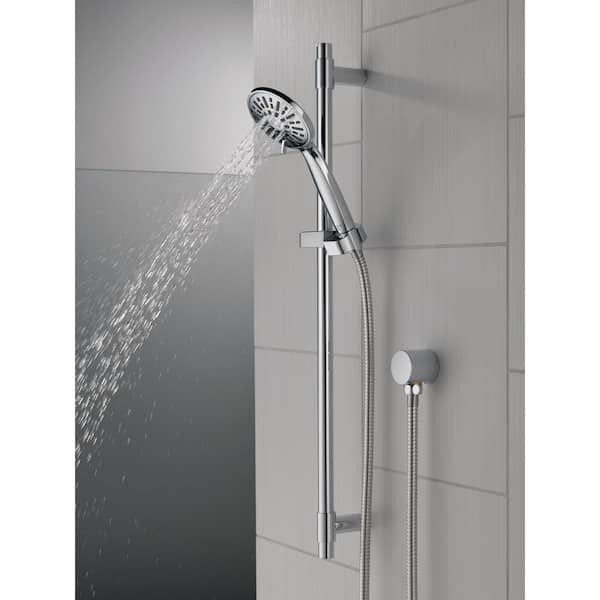 4-Spray Patterns 1.75 GPM 3.88 in. Wall Mount Handheld Shower Head in Chrome