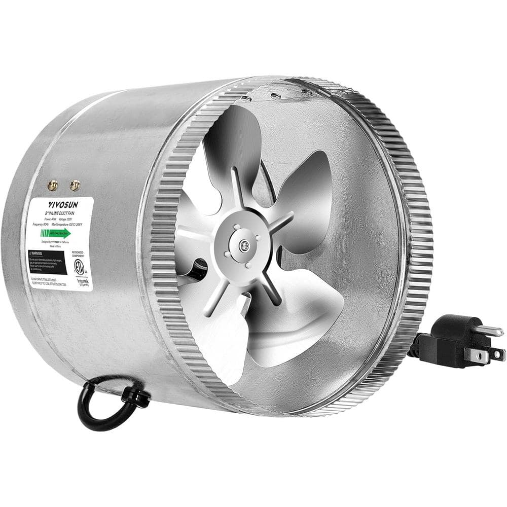 8 in. 420 CFM Inline Duct Fan with 5.5 ft. Grounded Power Cord price history on PriceWatchPro