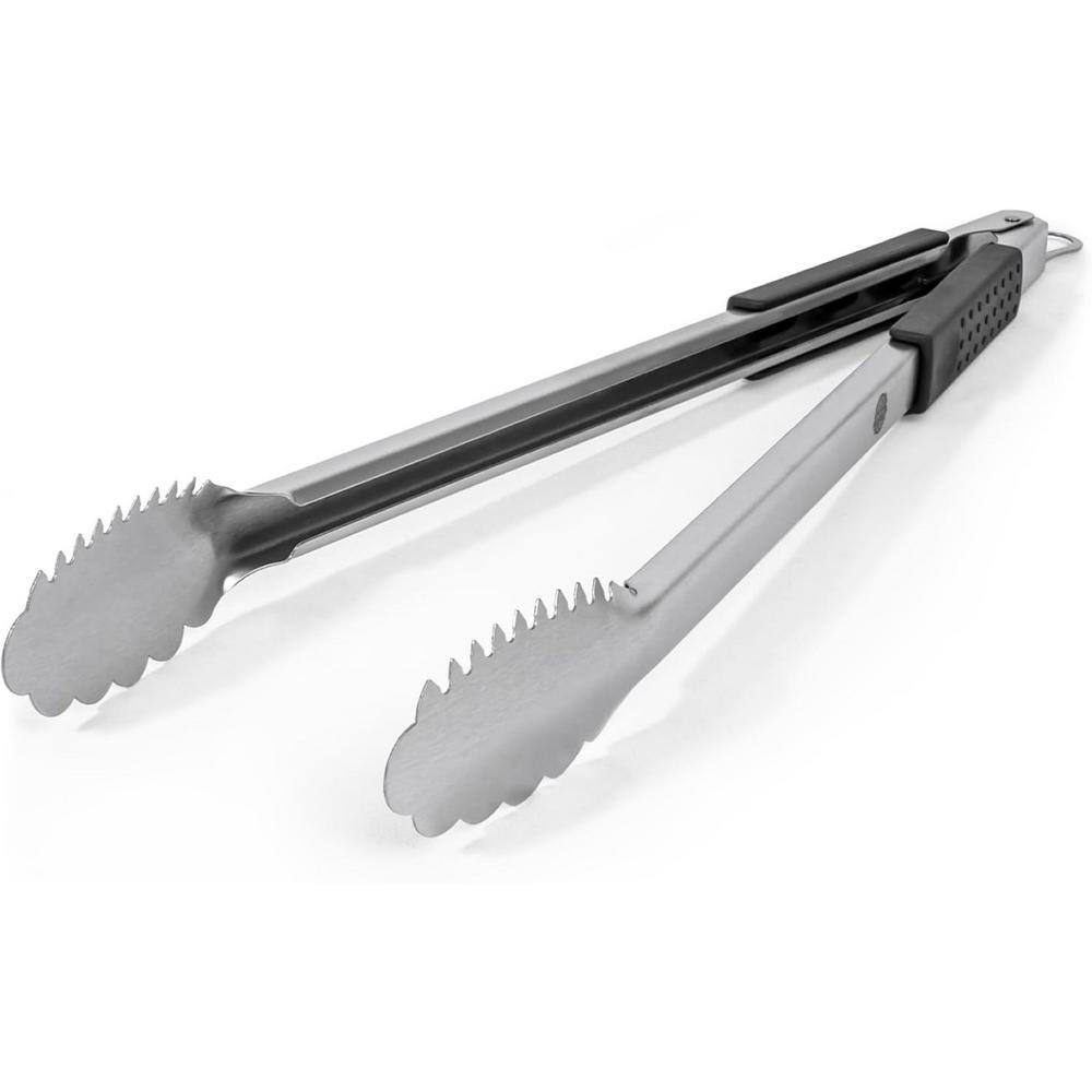 Adrinfly Grill Tongs Stainless Steel 20inch Long Heavy Duty for BBQ