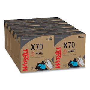 X70 Cloths, POP-UP Box, 9-1/10 in. x 16-4/5 in., White, 100/Box, 10 Boxes/Carton