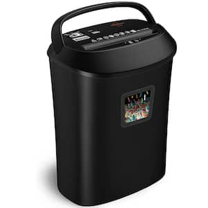 14-Sheet Cross-Cut Shredder with US Patented Cutter, Shreds Card/CD Heavy-Duty Paper Shredder Jam Proof 6.6-Gallon Bin