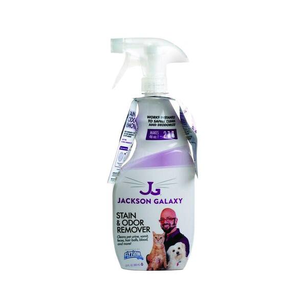 Jackson Galaxy 23 oz. Pet Stain and Odor Remover, Empty Bottle with 2 Tablets