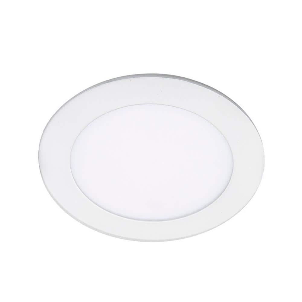 Lotos 6" White Aluminum LED Recessed Lighting Kit, Energy Star Certified