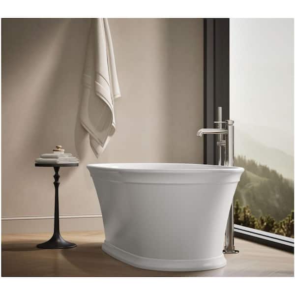 KOHLER Memoirs 66 in. x 36 in. Soaking Bathtub in White K-8333-0