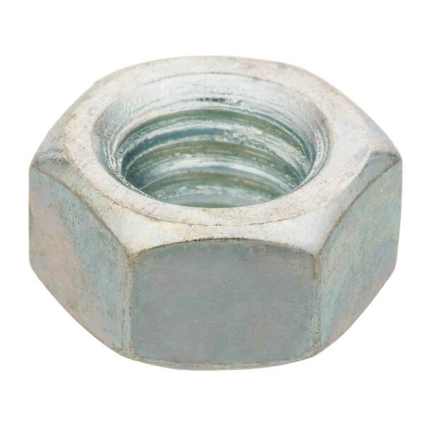 Crown Bolt 1/4 in. - 20 tpi Zinc Plated Hex Nut (100-Pieces)