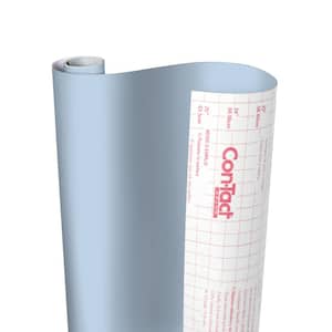 Creative Covering 18 in. x 16 ft. Light Blue Self-Adhesive Vinyl Drawer and Shelf Liner (6 Rolls)