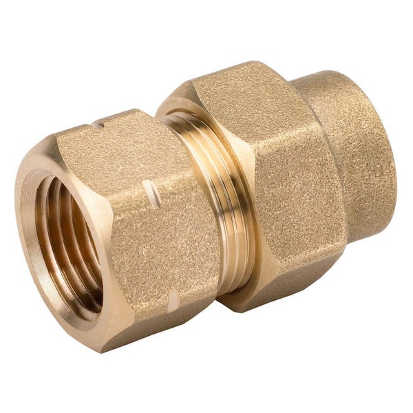 HOME-FLEX 1/2 in. CSST x 1/2 in. FIPT Brass Female Adapter