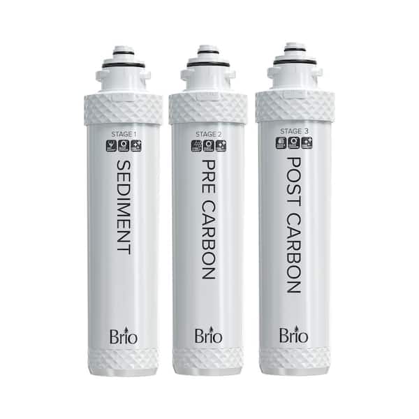 Brio 3-Stage Replacement Kit for 3-Stage Water Coolers Filters