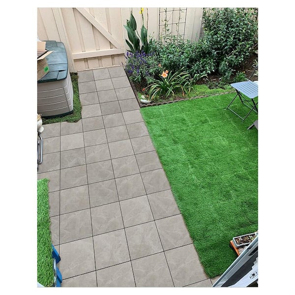 NewTechWood Outdoor Ceramic Quick Deck Tiles 12 in. x 12 in