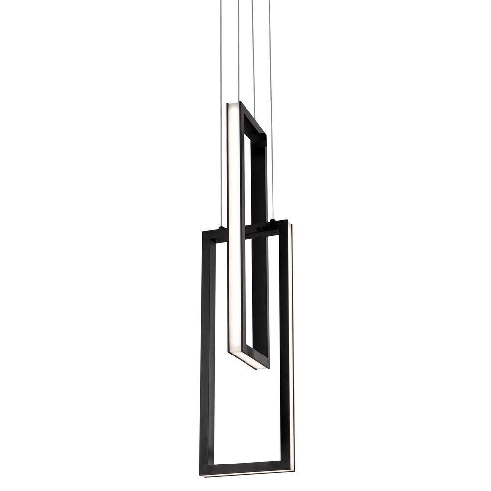 Cole 24" Black Aluminum LED Pendant Light