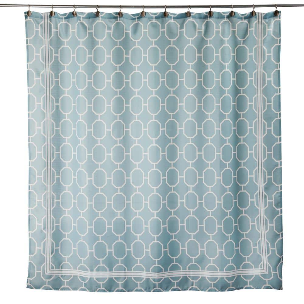Details about   Neutral Grey & White Aqua Bottom Stripes Shower Curtain 2m L New Free Shipping 